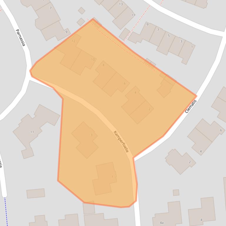 Kaart van postcodegebied 7483CC.