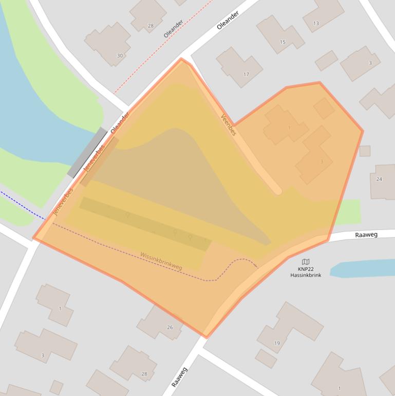 Kaart van postcodegebied 7483CG.