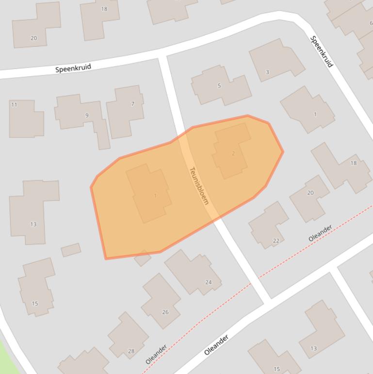 Kaart van postcodegebied 7483CJ.