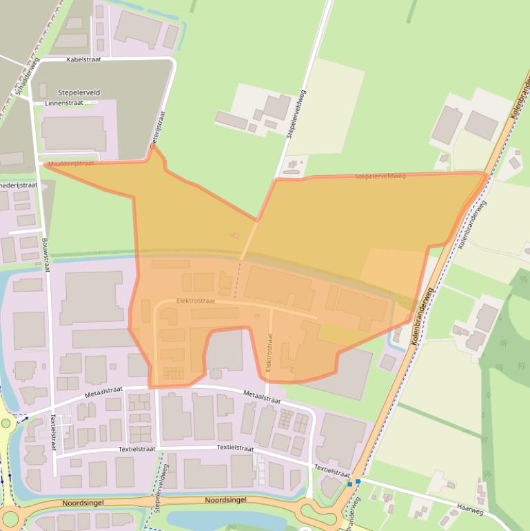 Kaart van postcodegebied 7483PG.