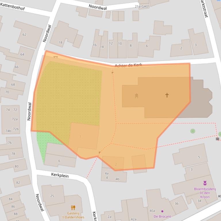 Kaart van postcodegebied 7491BM.