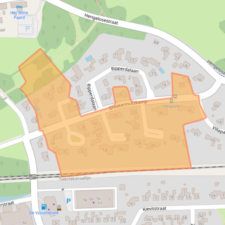 Kaart van postcodegebied 7491BW.