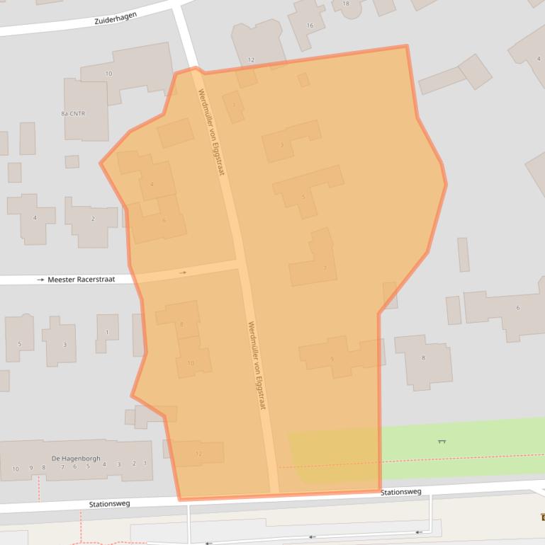 Kaart van postcodegebied 7491CH.