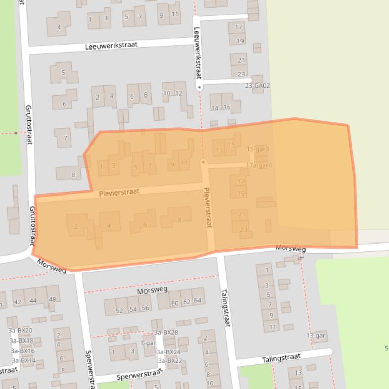 Kaart van postcodegebied 7491CS.