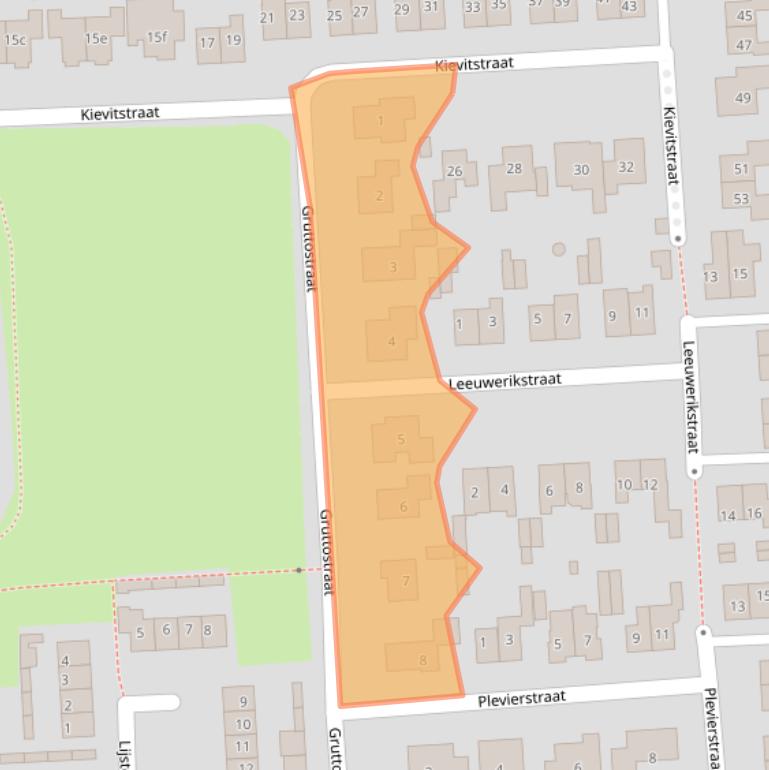 Kaart van postcodegebied 7491CT.