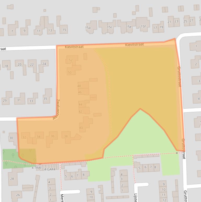 Kaart van postcodegebied 7491CX.