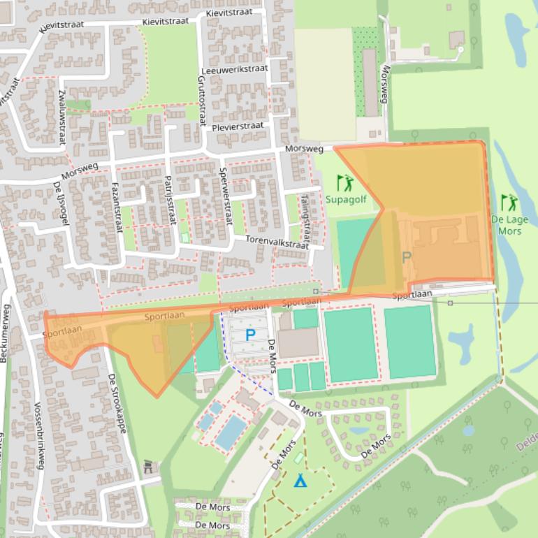 Kaart van postcodegebied 7491DG.