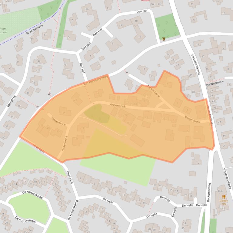 Kaart van postcodegebied 7491DH.