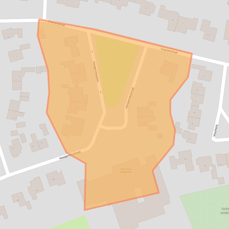 Kaart van postcodegebied 7491DP.