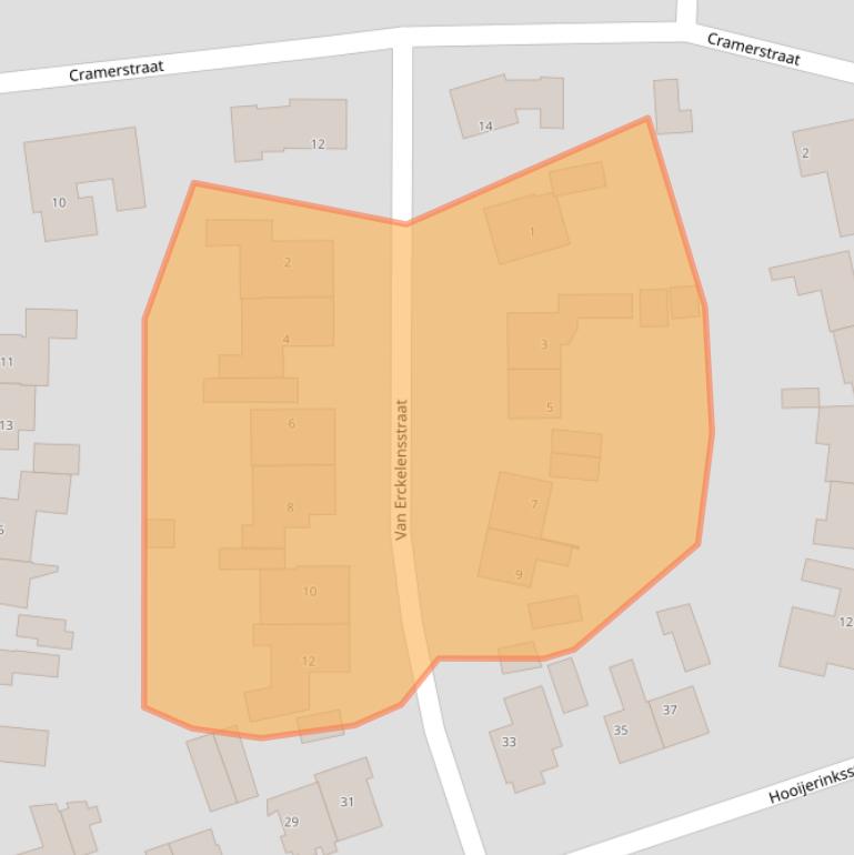 Kaart van postcodegebied 7491DT.