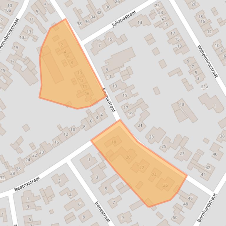 Kaart van postcodegebied 7491EK.