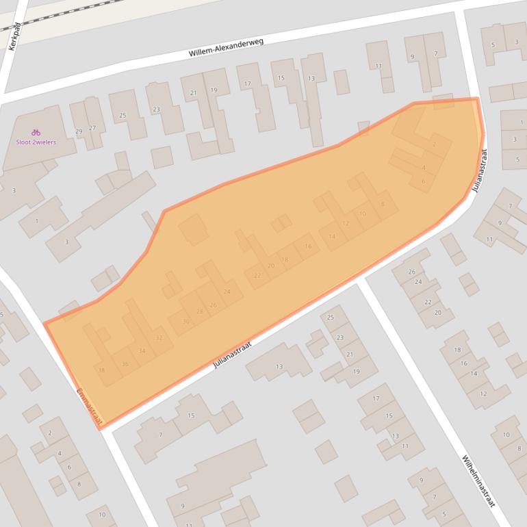 Kaart van postcodegebied 7491EM.