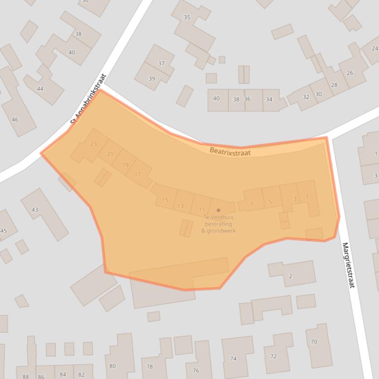 Kaart van postcodegebied 7491EN.