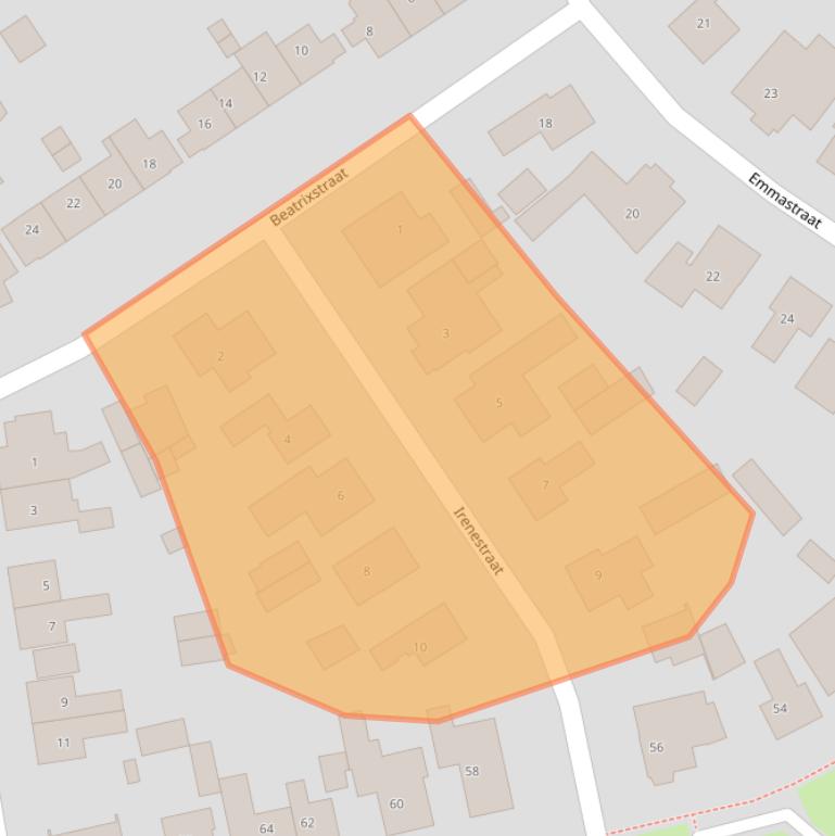 Kaart van postcodegebied 7491ER.