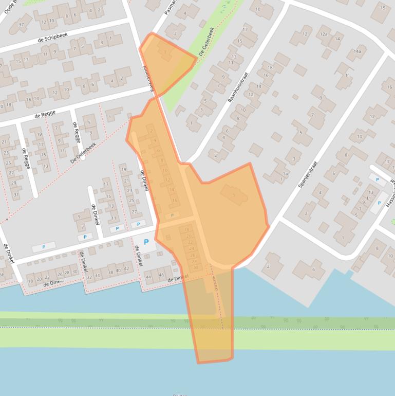 Kaart van postcodegebied 7491EX.