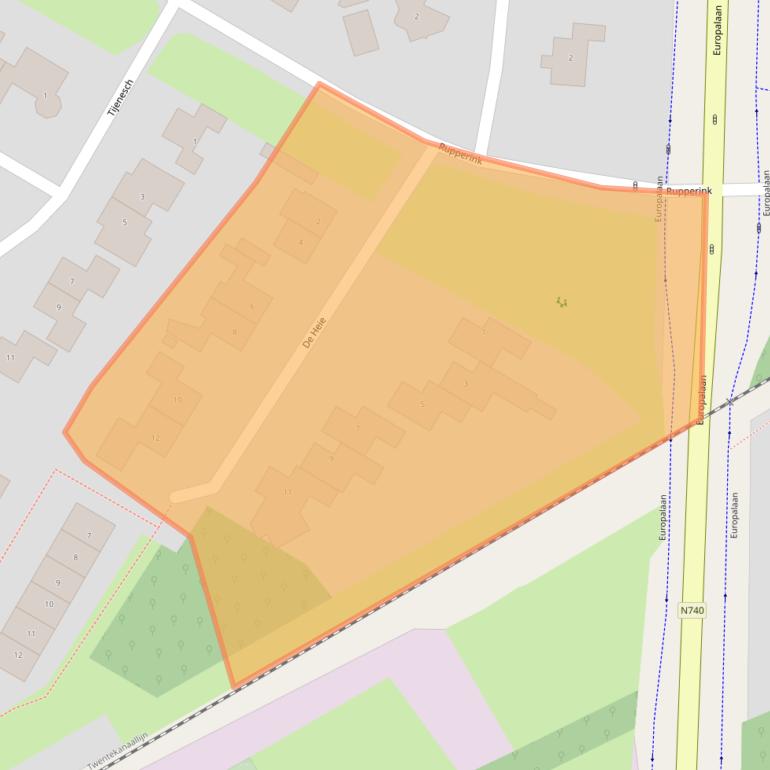 Kaart van postcodegebied 7491GM.