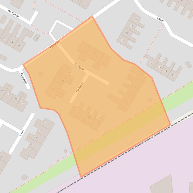 Kaart van postcodegebied 7491GV.