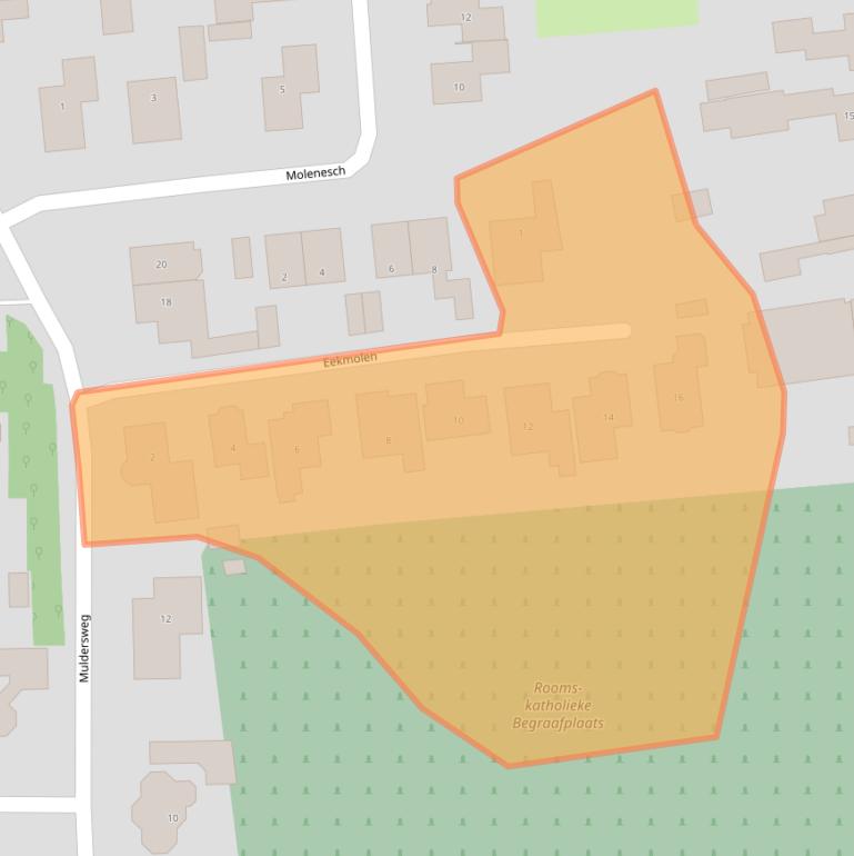 Kaart van postcodegebied 7491HN.