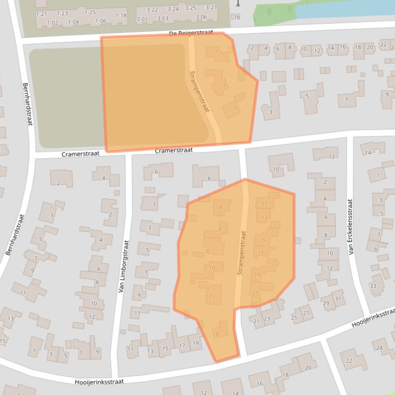 Kaart van postcodegebied 7491JA.