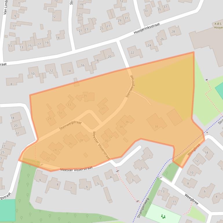 Kaart van postcodegebied 7491KJ.