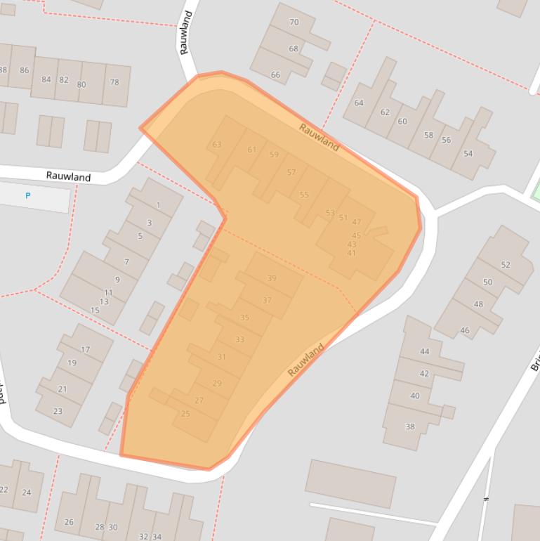 Kaart van postcodegebied 7491KN.