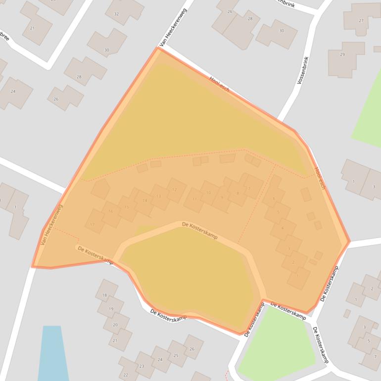 Kaart van postcodegebied 7491KP.