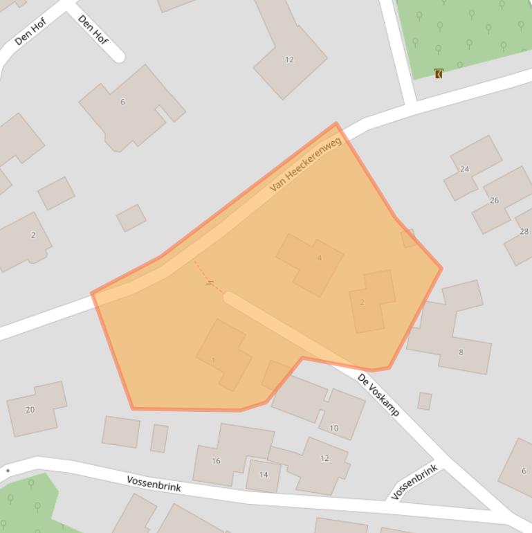 Kaart van postcodegebied 7491KX.