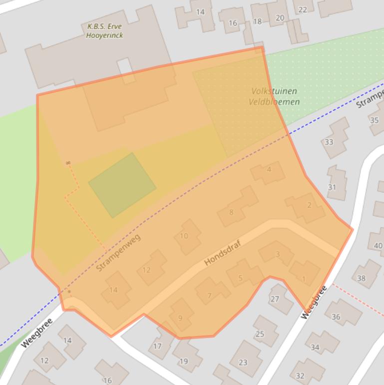 Kaart van postcodegebied 7491LH.