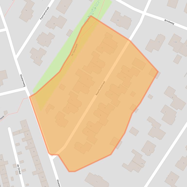 Kaart van postcodegebied 7491ME.