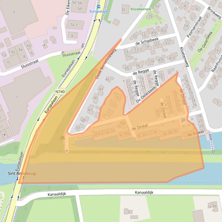 Kaart van postcodegebied 7491MK.