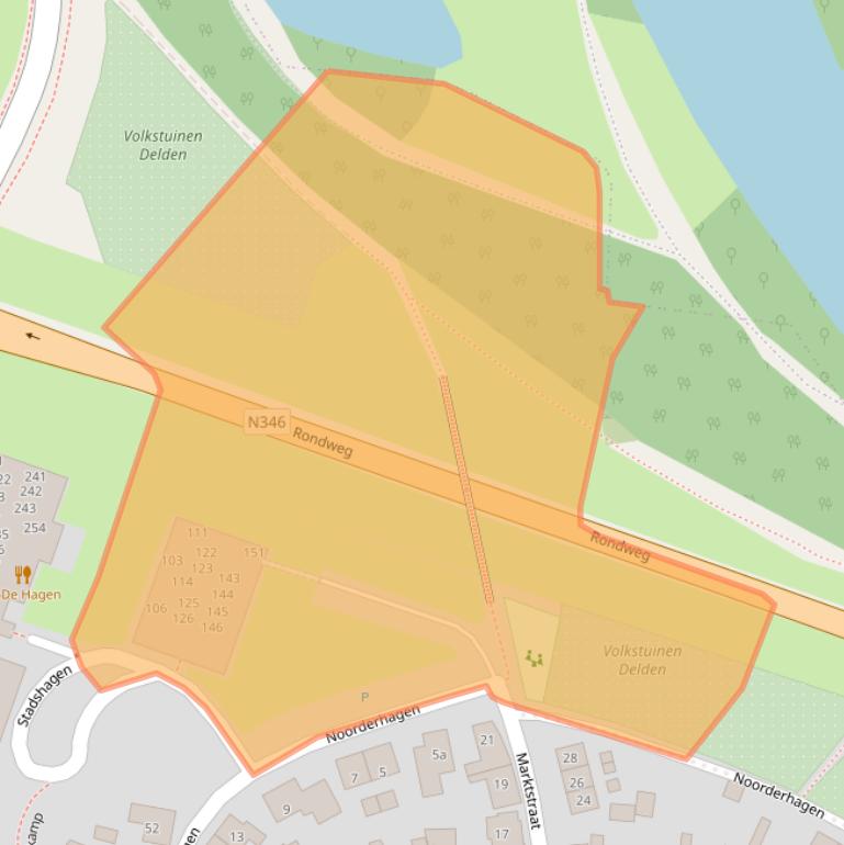 Kaart van postcodegebied 7491NN.