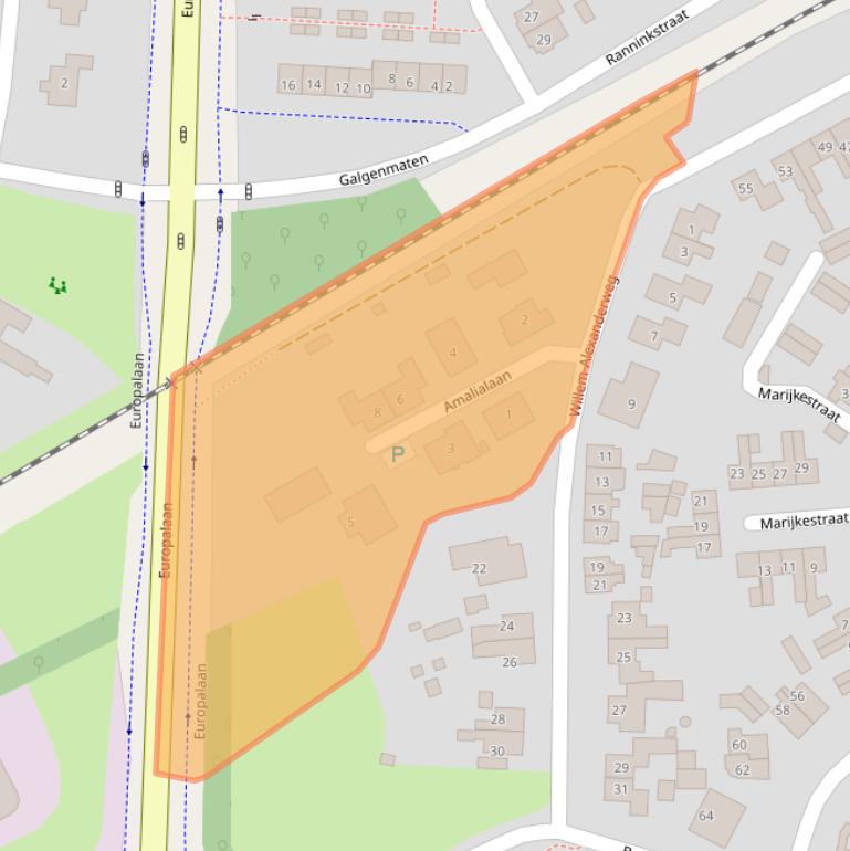 Kaart van postcodegebied 7491XB.