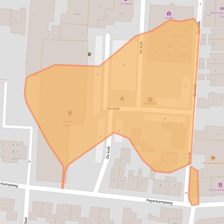 Kaart van postcodegebied 7491XN.