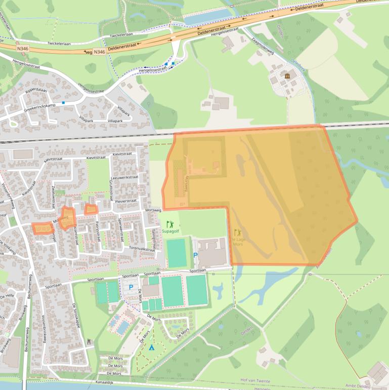 Kaart van postcodegebied 7491ZD.