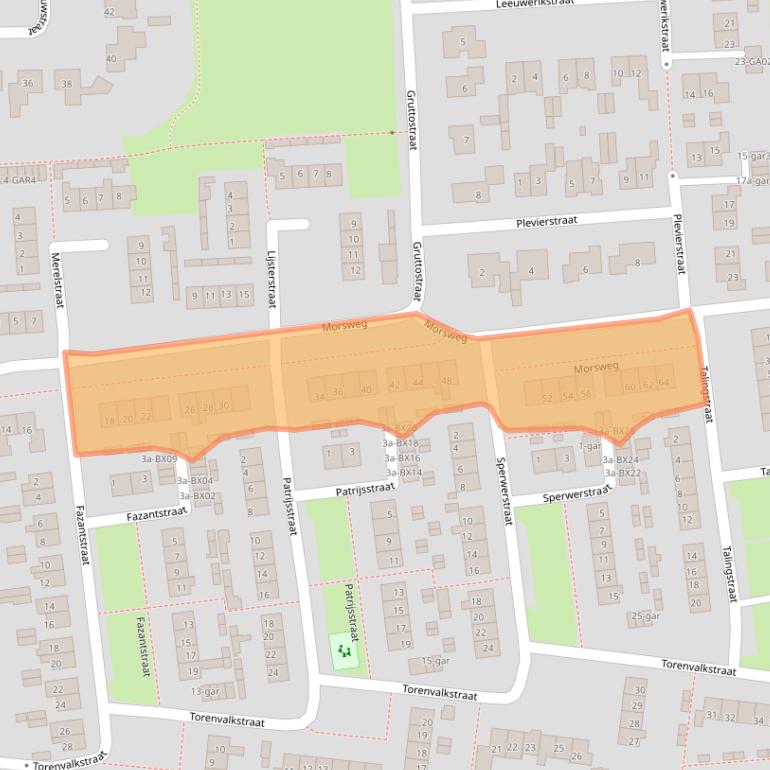 Kaart van postcodegebied 7491ZE.