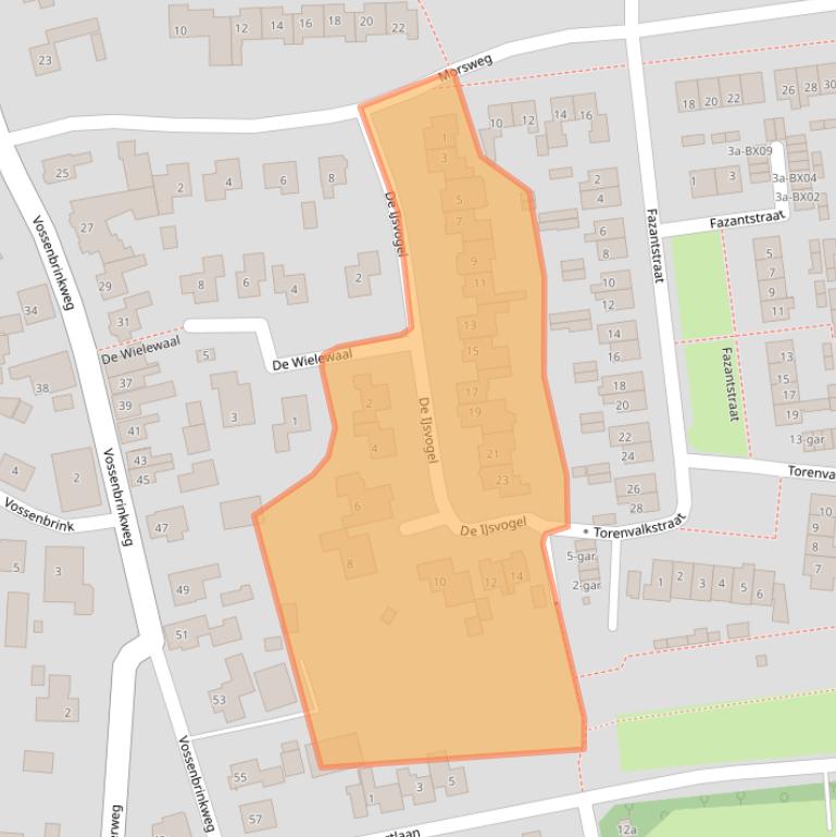 Kaart van postcodegebied 7491ZG.