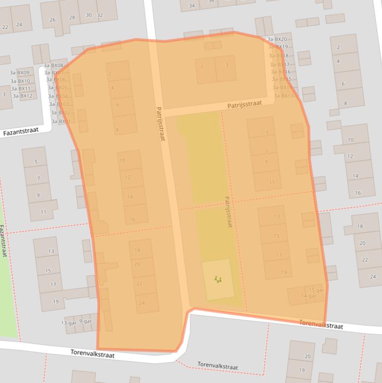 Kaart van postcodegebied 7491ZL.