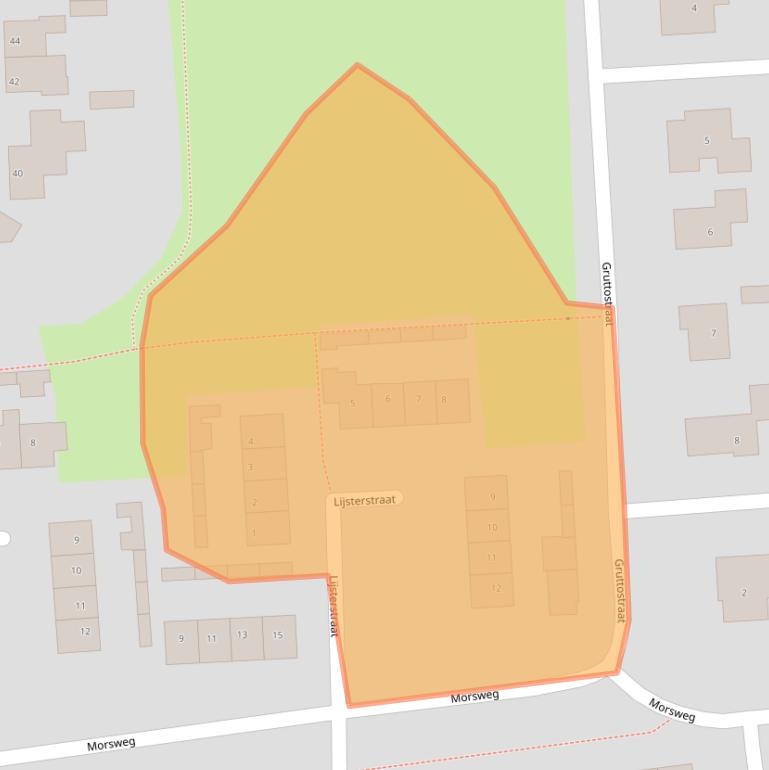 Kaart van postcodegebied 7491ZM.