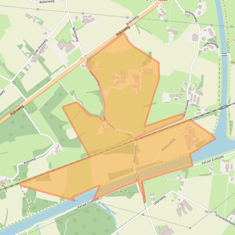 Kaart van postcodegebied 7495MA.