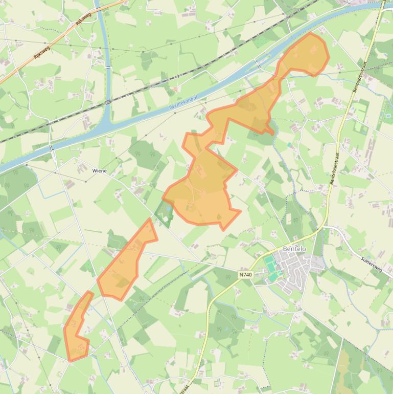 Kaart van postcodegebied 7495PH.