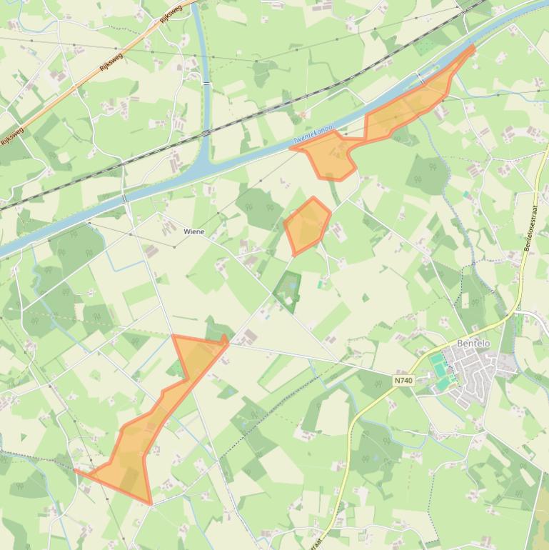 Kaart van postcodegebied 7495PJ.