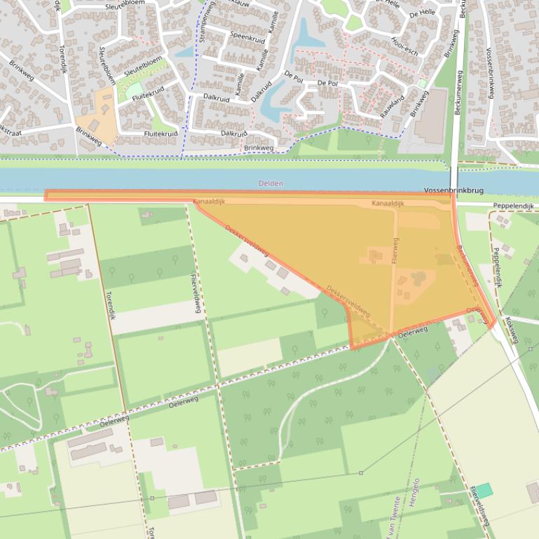 Kaart van postcodegebied 7495PT.