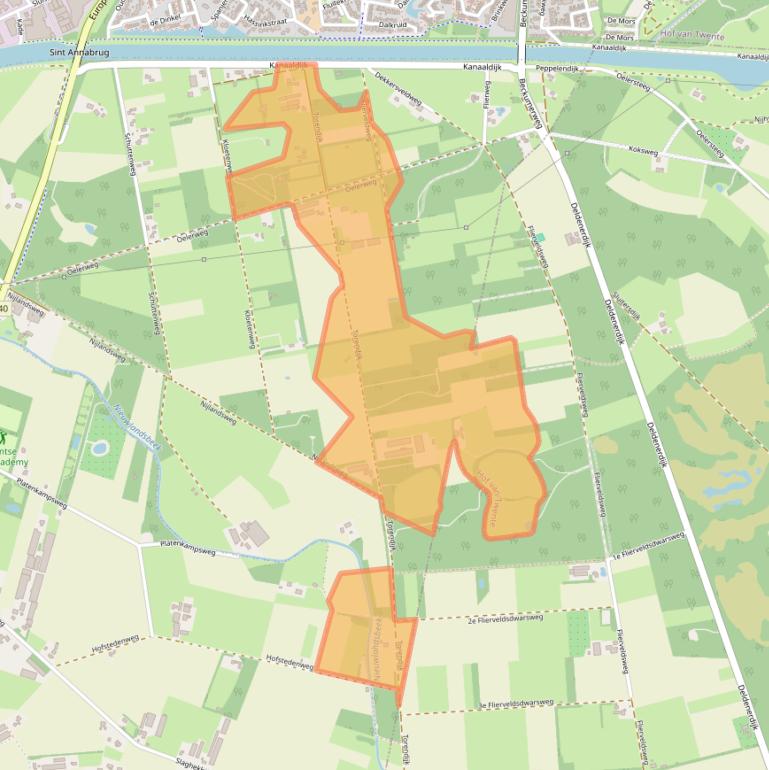 Kaart van postcodegebied 7495PX.