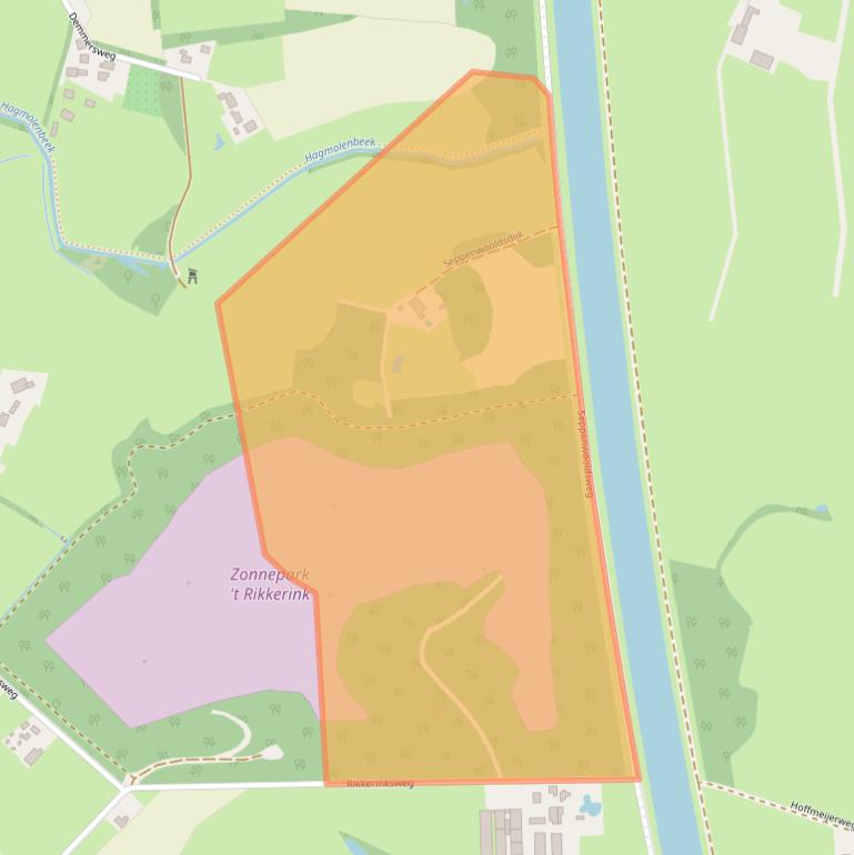 Kaart van postcodegebied 7495RT.