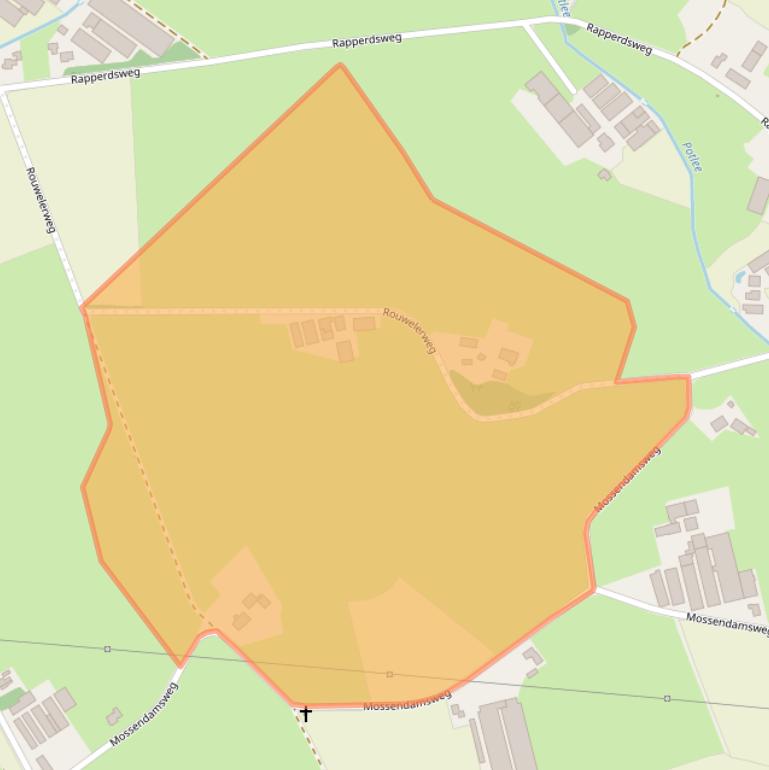 Kaart van postcodegebied 7495RX.