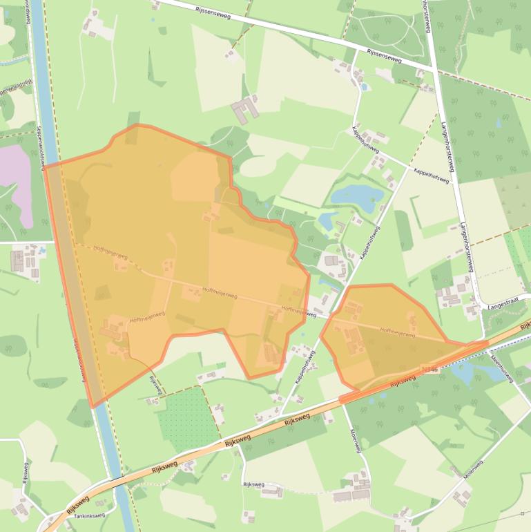 Kaart van postcodegebied 7495RZ.