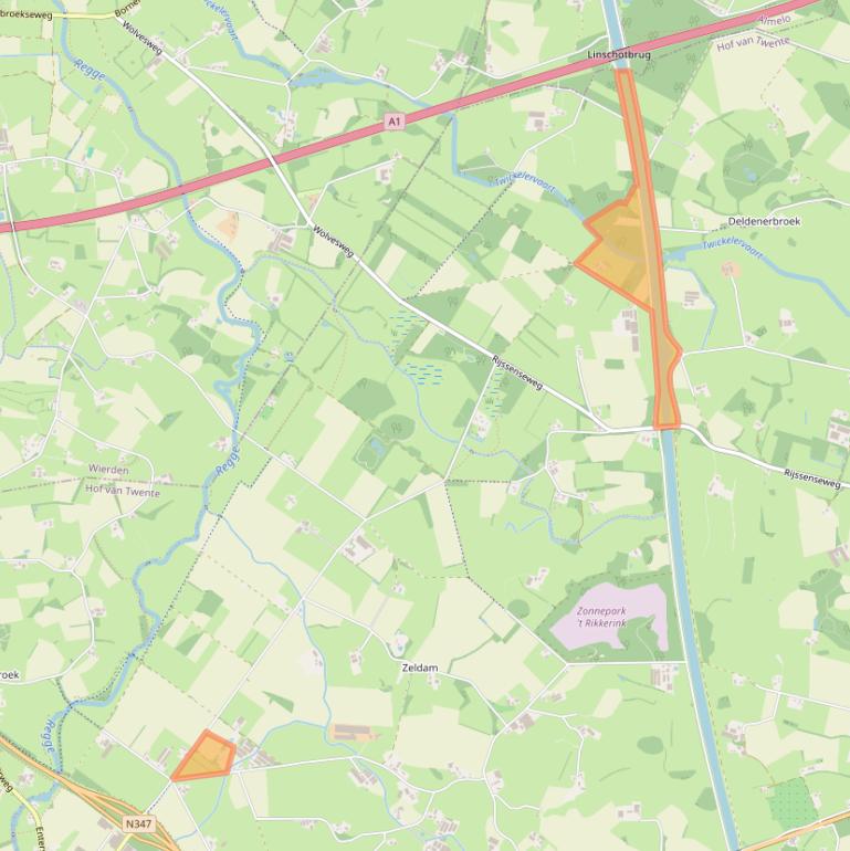 Kaart van postcodegebied 7495SH.