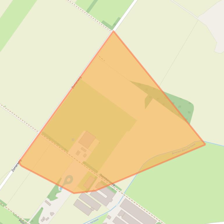 Kaart van postcodegebied 7495SM.