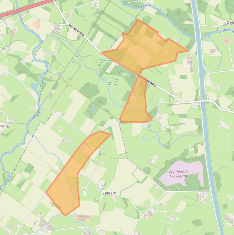 Kaart van postcodegebied 7495SP.