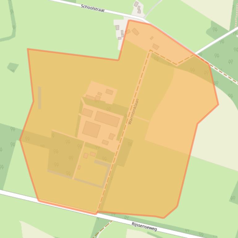 Kaart van postcodegebied 7495TD.